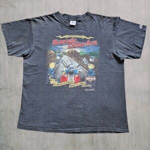 94 Living Epistles Heavenly Divine Harley Parody Tee